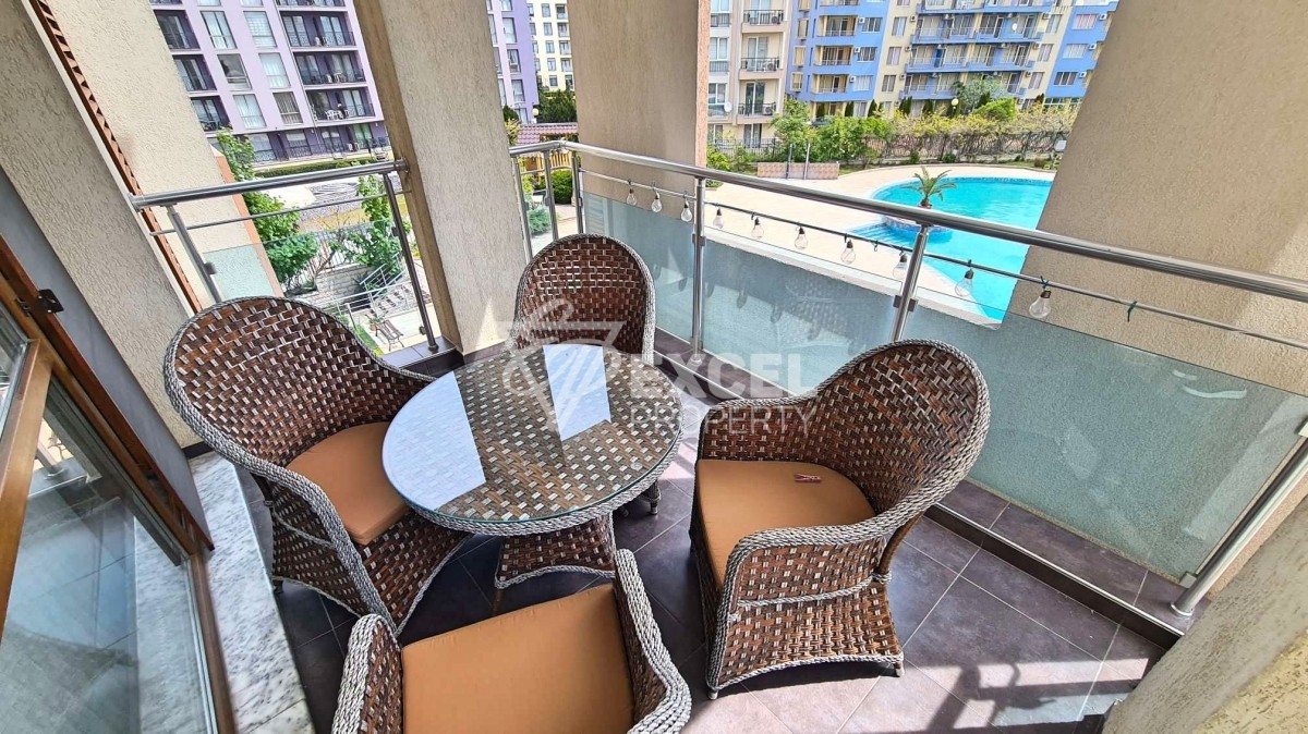Furnished, two bedroom apartment in Sunny Beach in the Cacao Beach area.
