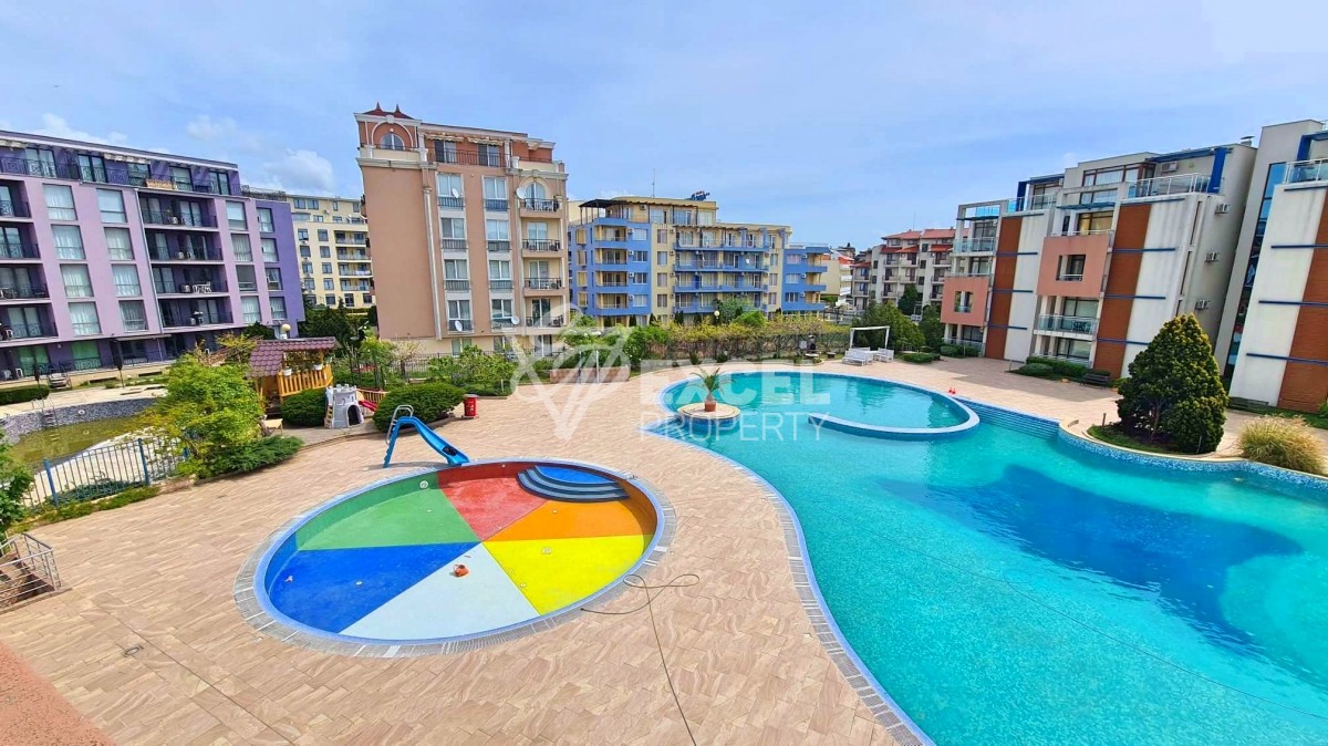 Furnished, two bedroom apartment in Sunny Beach in the Cacao Beach area.