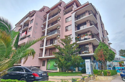 Furnished one bedroom apartment 300 m from the beach in Sunny Beach