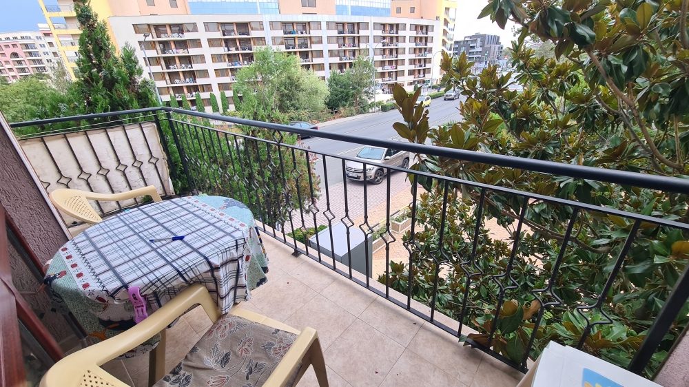 Furnished one bedroom apartment 300 m from the beach in Sunny Beach