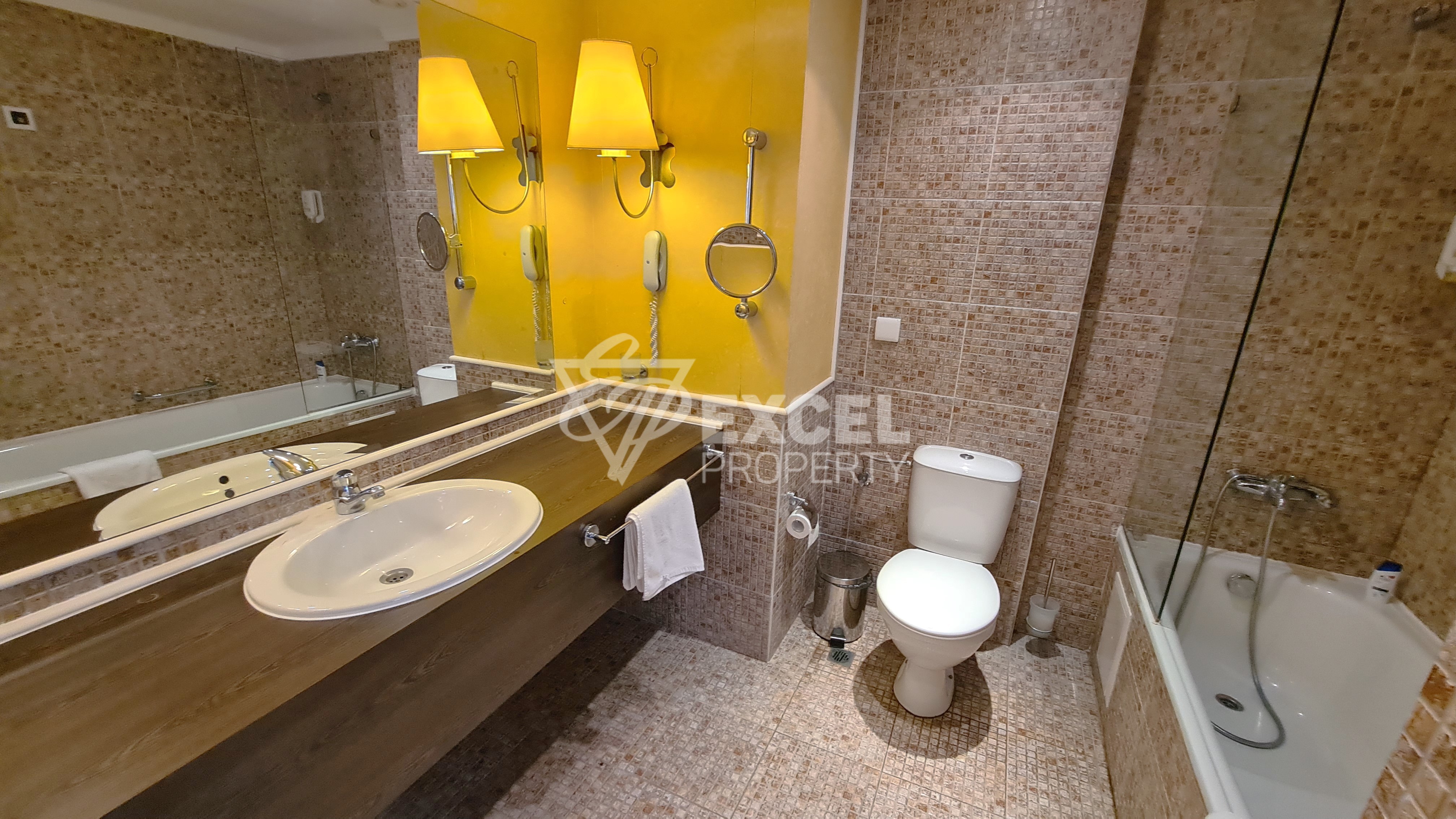 Furnished two-room apartment in the Barcelo Royal complex in Sunny Beach