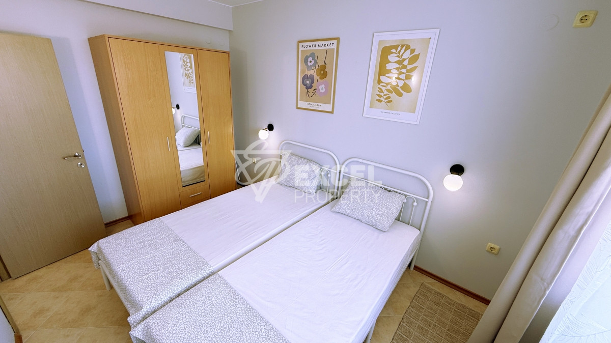 Furnished, two-bedroom apartment in Sunny Beach Hills complex. Fully renovated