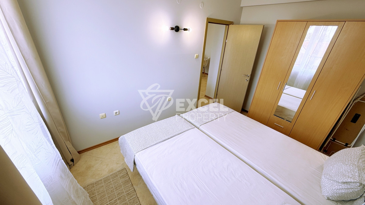 Furnished, two-bedroom apartment in Sunny Beach Hills complex. Fully renovated