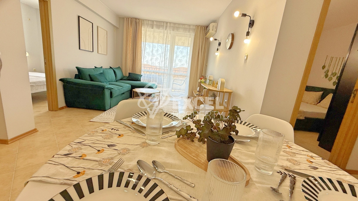 Furnished, two-bedroom apartment in Sunny Beach Hills complex. Fully renovated