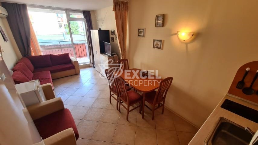 Furnished one bedroom apartment in the center of Sunny Beach