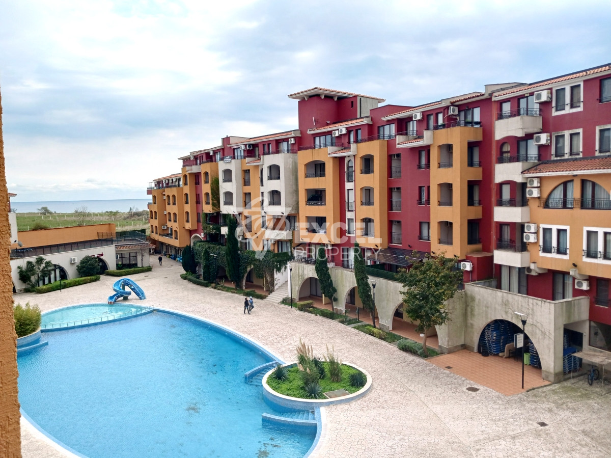 Studio with sea view-Aheloy, Marina Cape complex