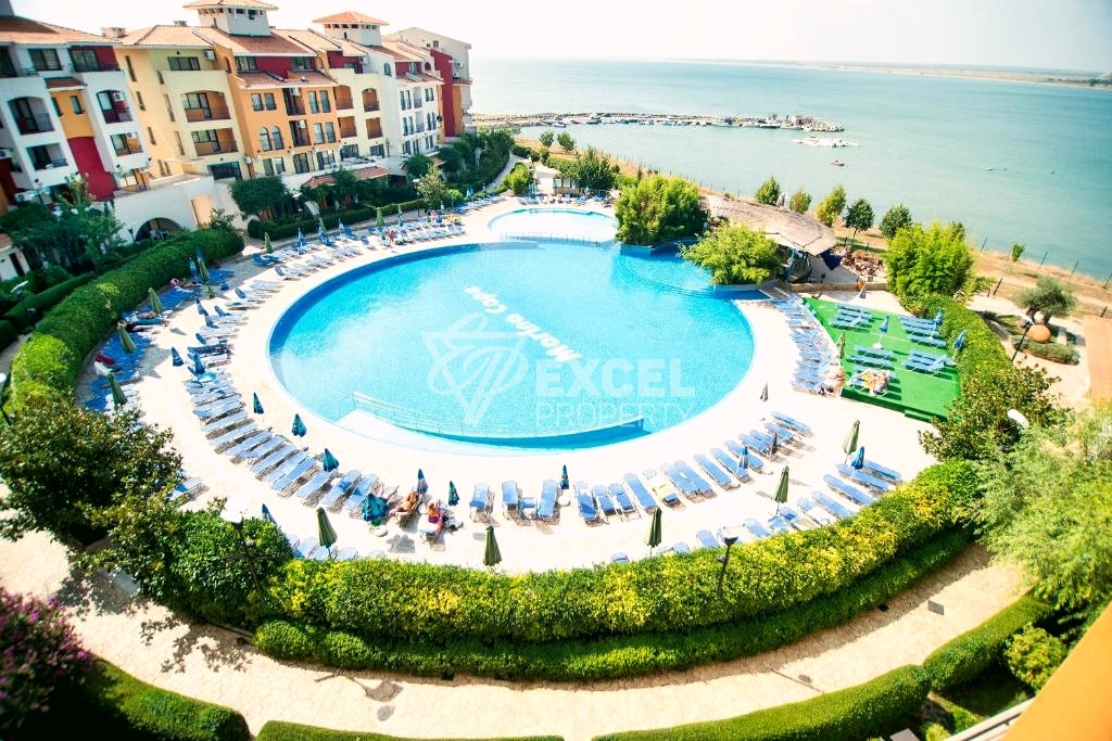 Studio with sea view-Aheloy, Marina Cape complex