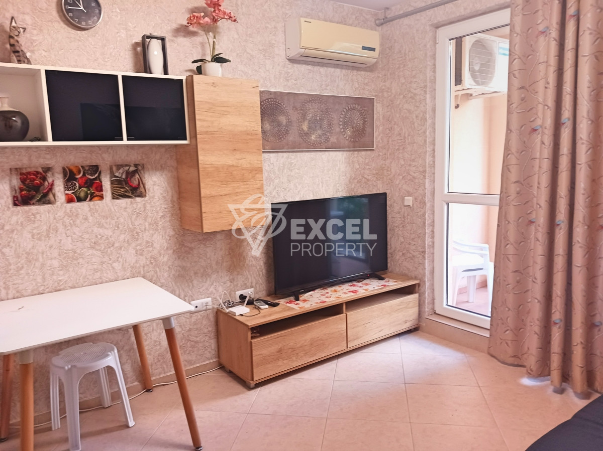 Furnished studio in a new complex Sun and Sea