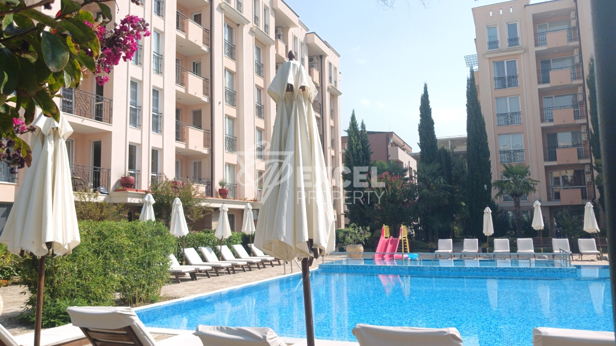 Furnished studio in a new complex Sun and Sea