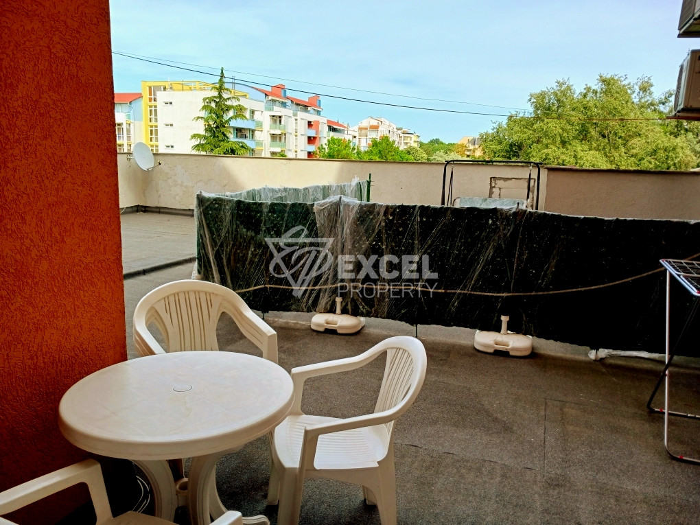 Furnished one-bedroom apartment, in the area of ​​Cacao Beach, Sunny Beach resort