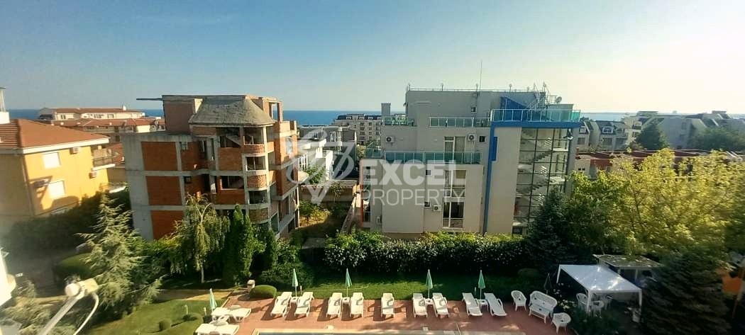One-bedroom furnished property in Saint Vlas-sea view