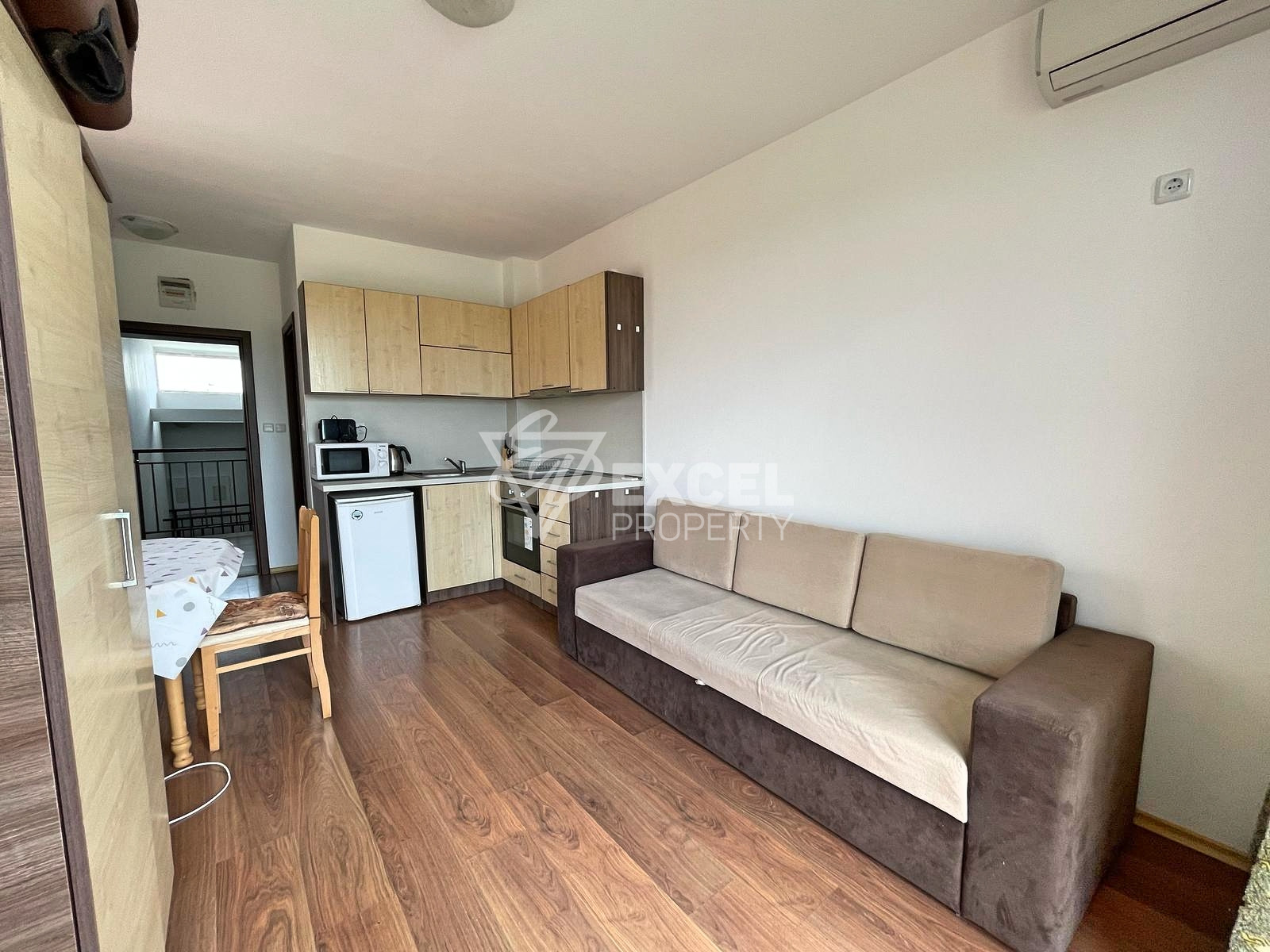 Budget studio with furniture and terrace in Sunny Day 6