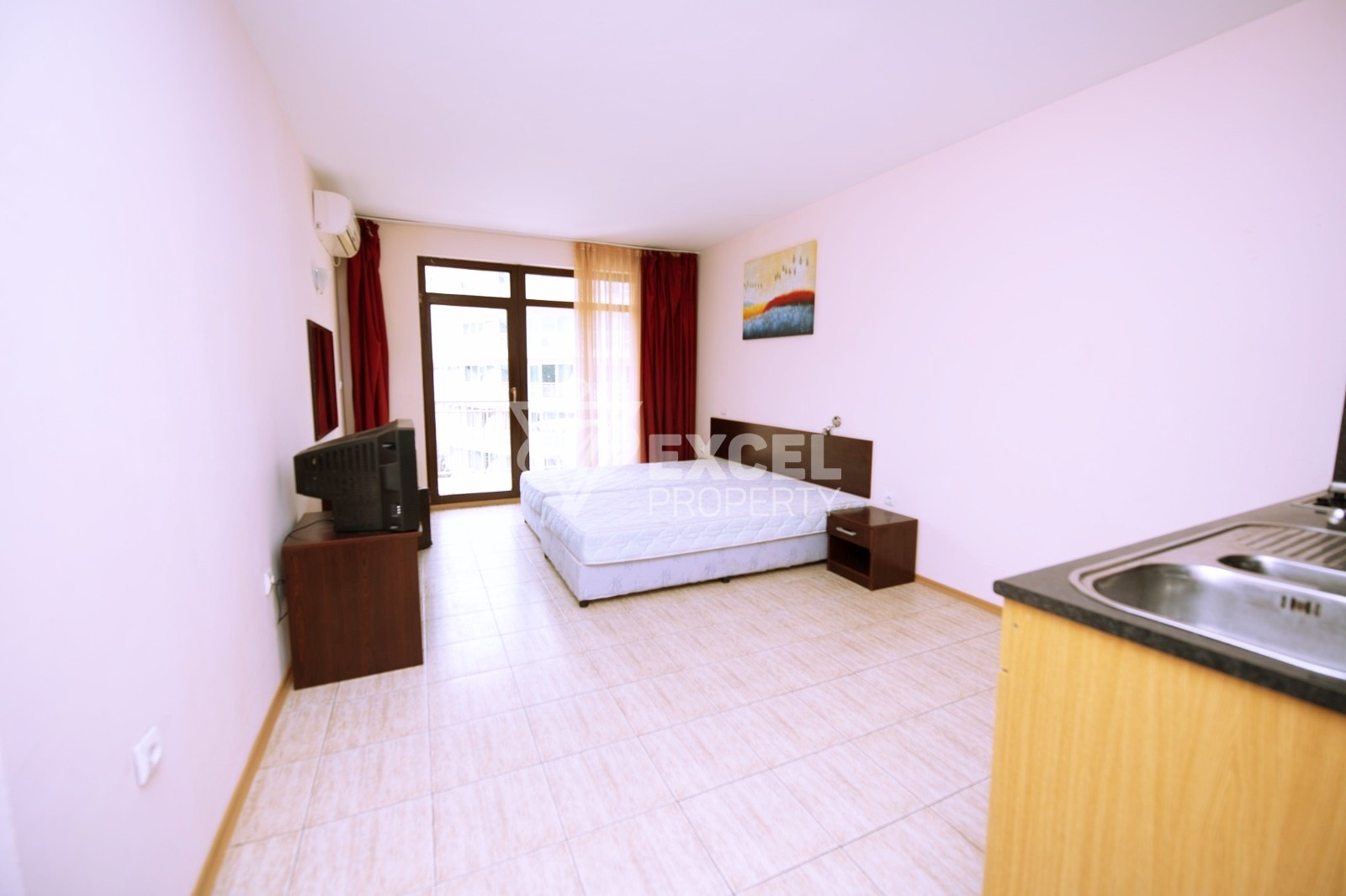 Studio with furniture in the Andromeda complex Sunny beach
