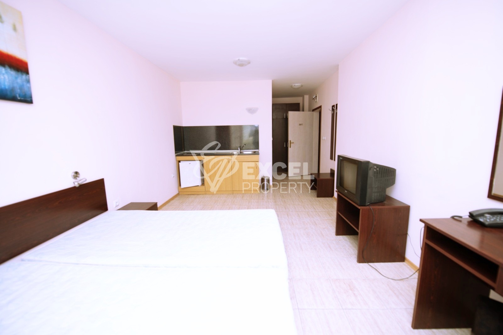 Studio with furniture in the Andromeda complex Sunny beach