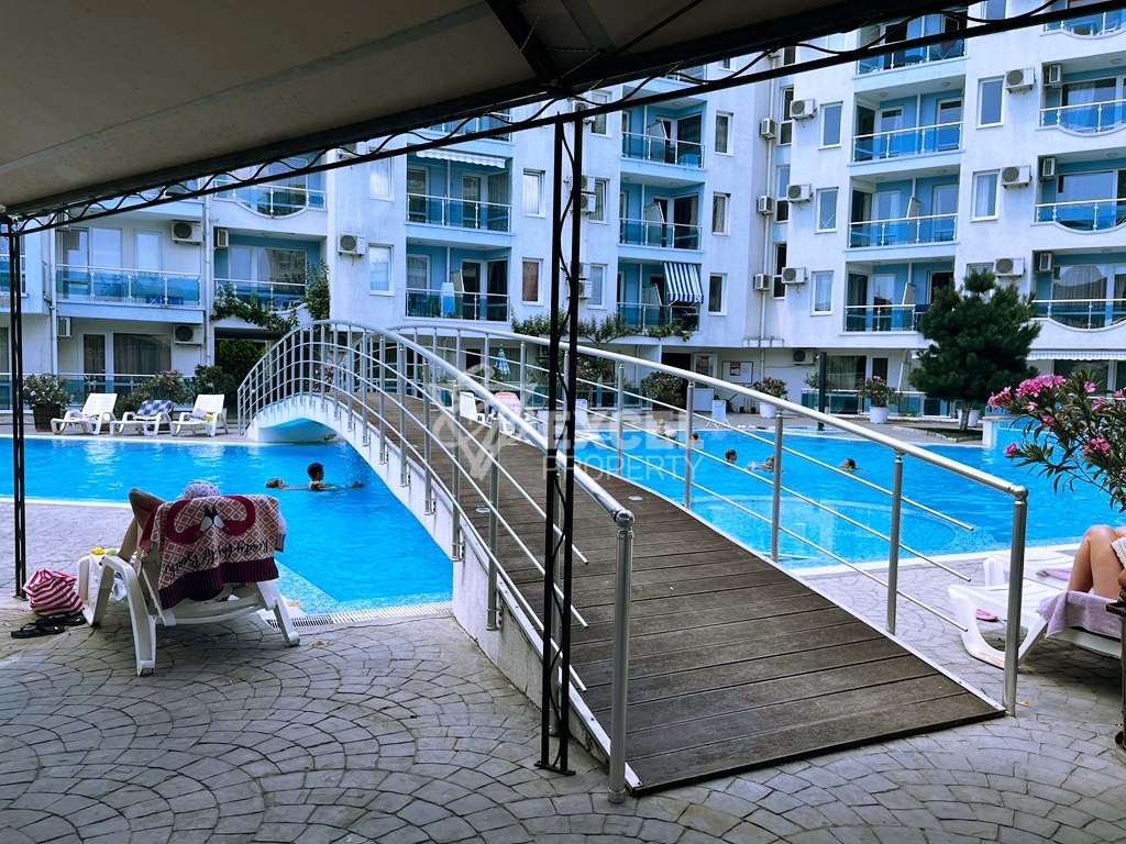 Furnished apartment in the Odyssey complex between Nessebar and Ravda